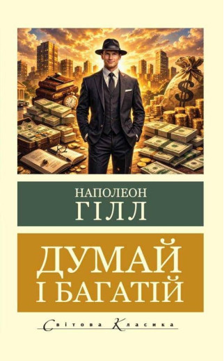 Думай і багатій. Гілл Наполеон. Світова класика. Укр. мова. Думай і багатій. Гілл Наполеон. Світова класика. Укр. мова.