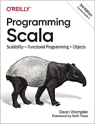 Programming Scala: Scalability = Functional Programming + Objects 3rd Edition. Dean Wampler. Programming Scala: Scalability = Functional Programming + Objects 3rd Edition. Dean Wampler.