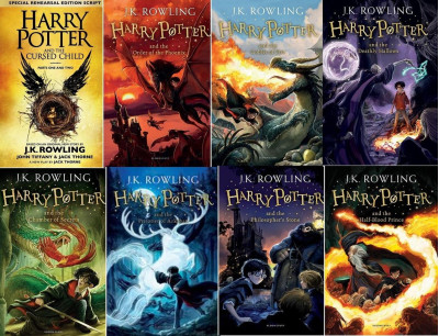 Harry Potter Paperback Set (Books 1-8). Комплект книг англійською мовою.J.K. Rowling. Harry Potter Paperback Set (Books 1-8). Комплект книг англійською мовою.J.K. Rowling.