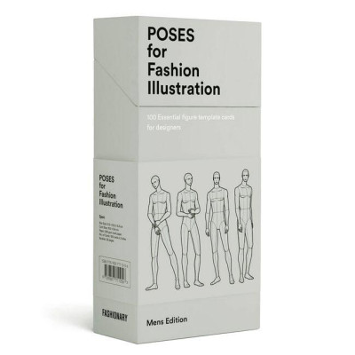 Poses for Fashion Illustration - Mens (Card Box) Poses for Fashion Illustration - Mens (Card Box)