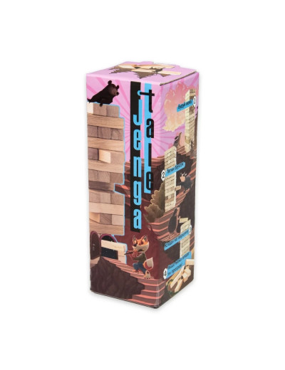 Настільна гра Strateg Jenga Tale 48 брусків українською мовою (30966) Настільна гра Strateg Jenga Tale 48 брусків українською мовою (30966)