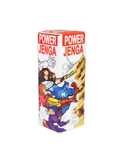 Настільна гра Strateg Power Jenga 48 брусків українською мовою (30275) Настільна гра Strateg Power Jenga 48 брусків українською мовою (30275)