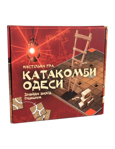 Настільна гра Strateg Катакомби Одеси розважальна українською мовою (30285) Настільна гра Strateg Катакомби Одеси розважальна українською мовою (30285)